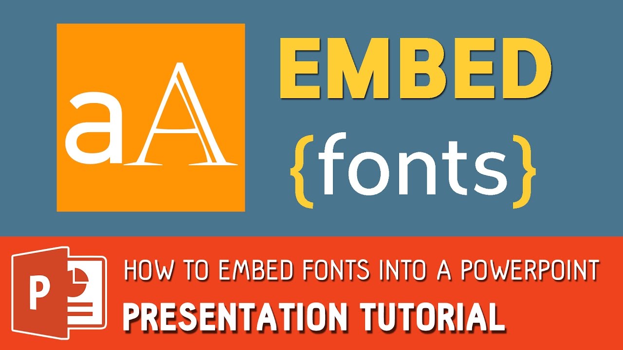 powerpoint 2016 for mac embed fonts